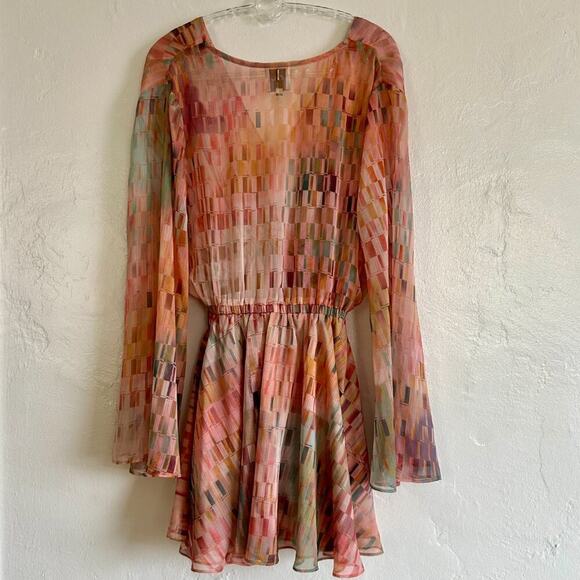 MISA Los Angeles Kaia Dress- in Disco Matrix Size S NWOT - Picture 5 of 11